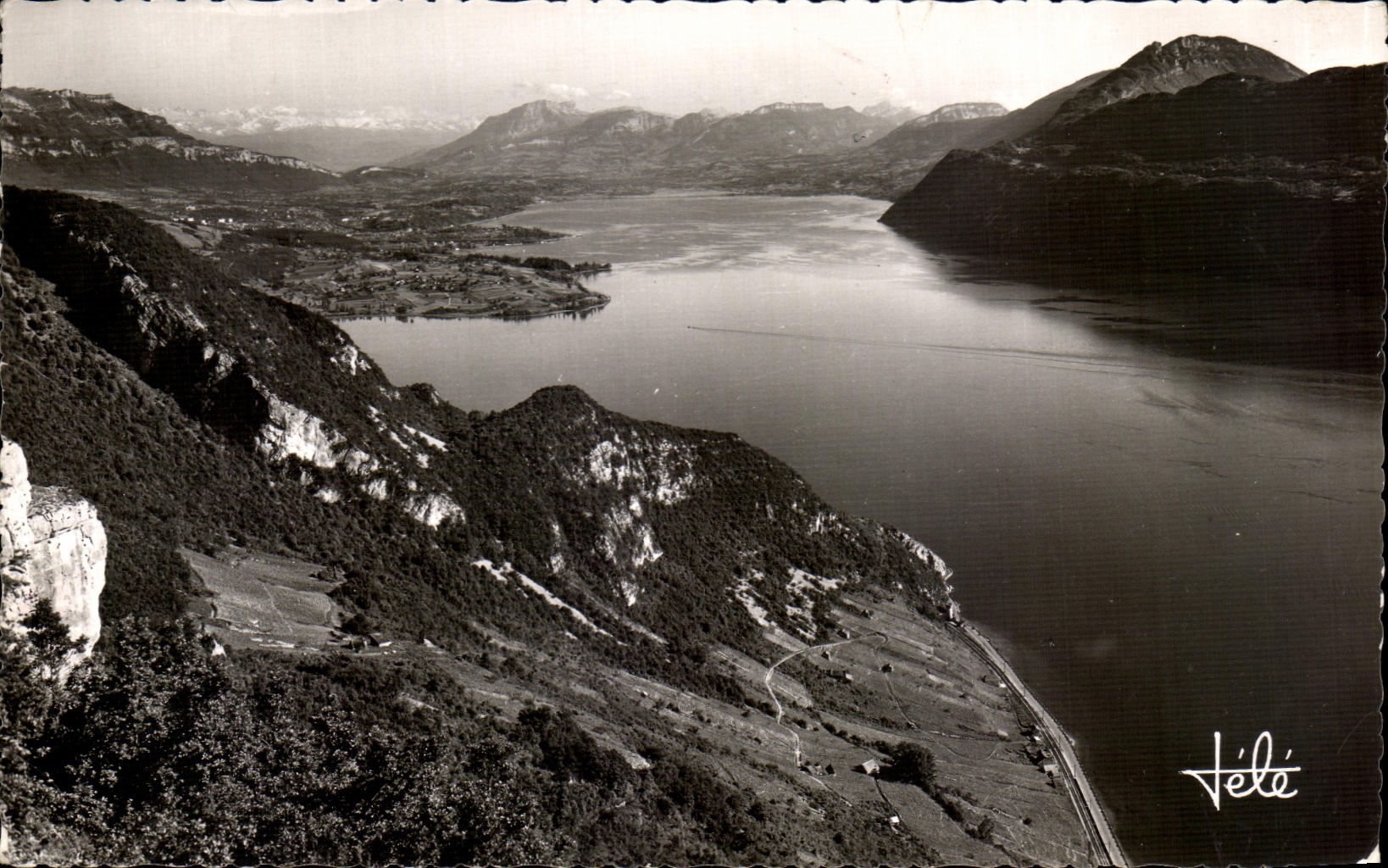 Lac du Bourget — Vue panoramique prise de la Chambotte — Jélé