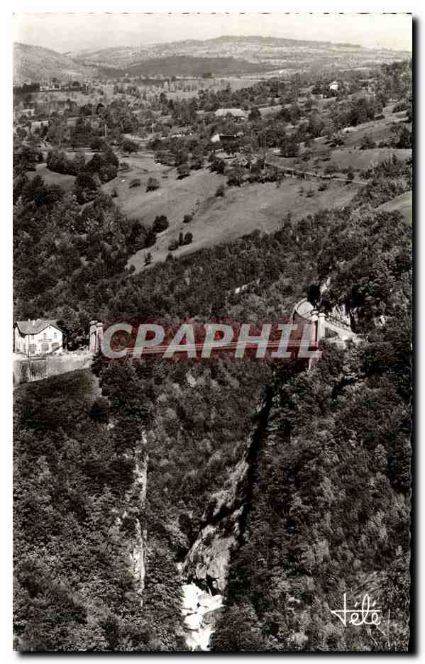 Le Pont de l'Abîme sur le Chéran — haut. 95 m. — Éditions TELE, Aix-les-Bains