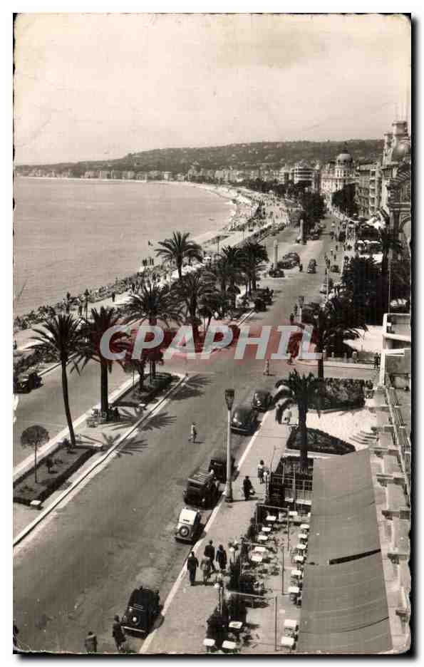 CPA La Cote d'Azur Nice Promenade Des Anglais Vue Prise De l'Hotel