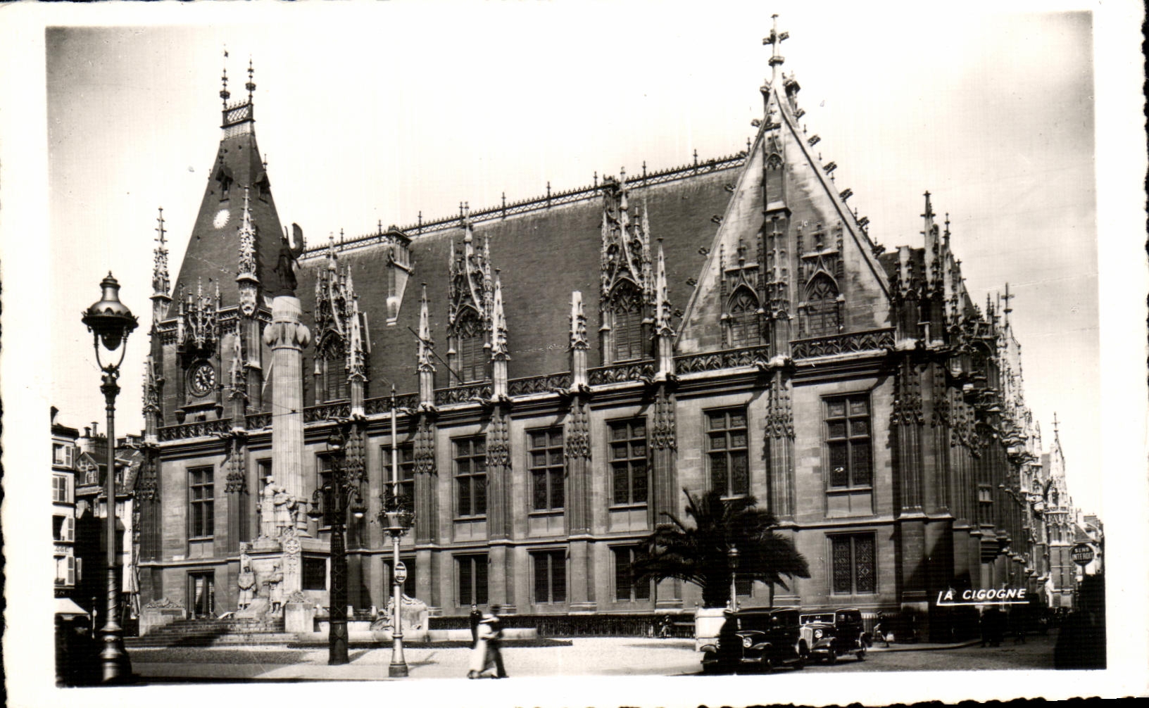 CPA Rouen Palais De Justice Palace