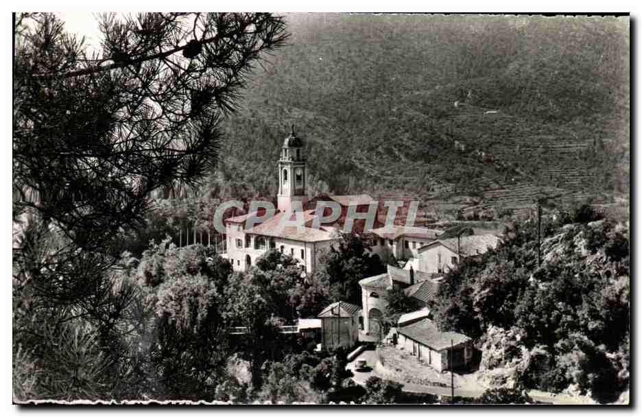 CPSM Laghet Sanctuaire De Notre Dame De Vue Generale