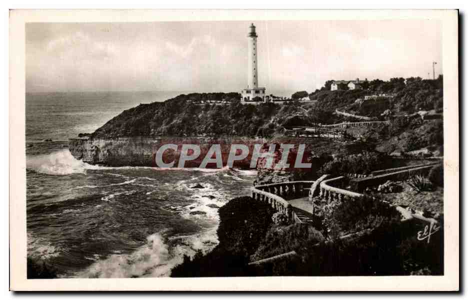 CPA Biarritz Les Nouveaux Amenagements Du Phare
