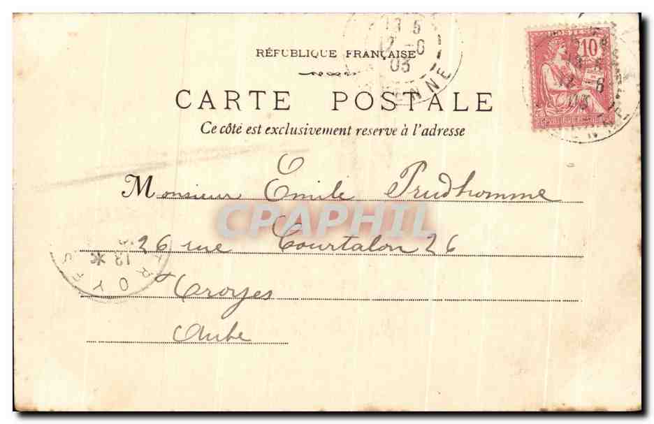 CPA Laval Vue Prise du Pont Neuf — Rückseite