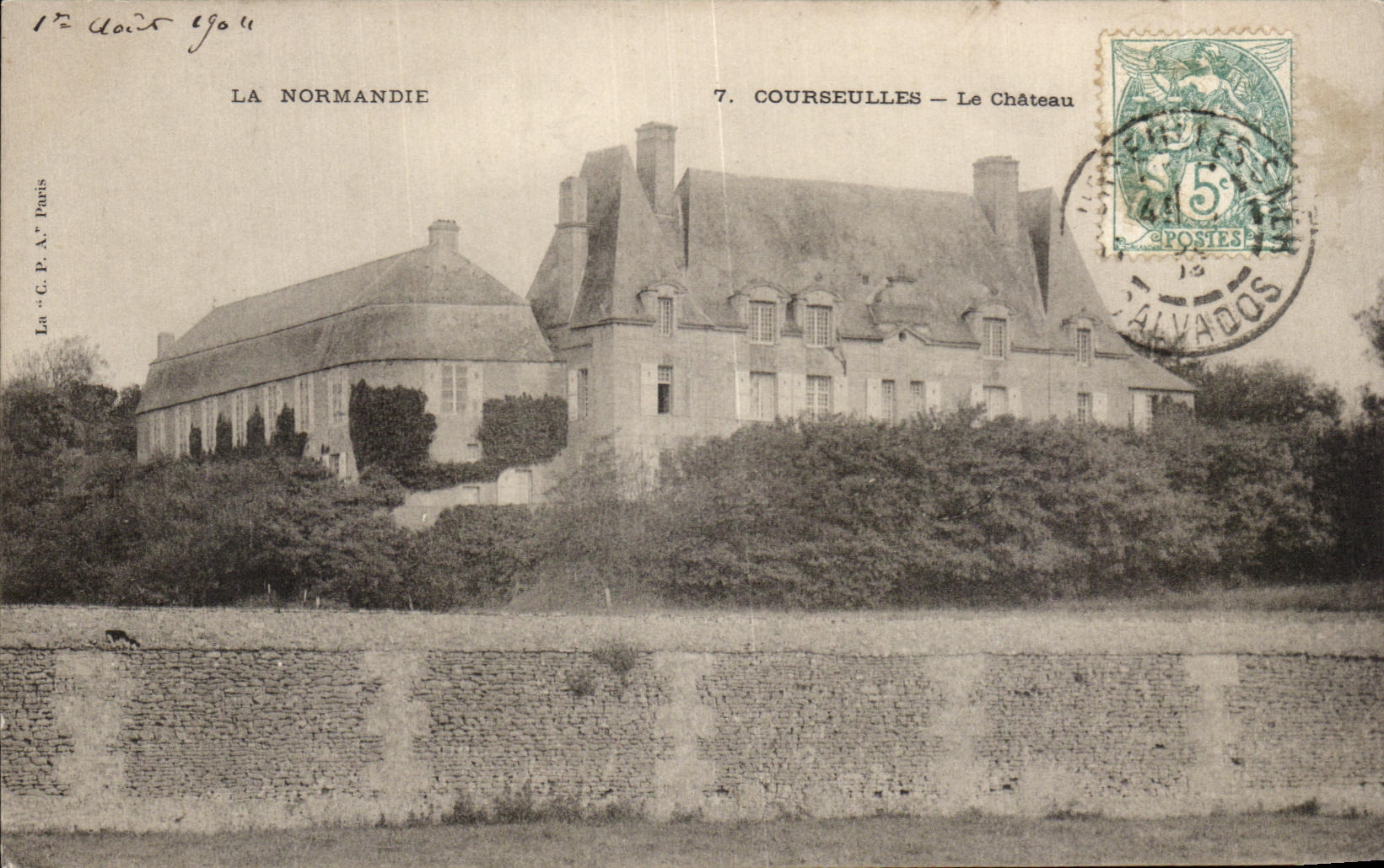 CPA La Normandie Courseulles Le Chateau