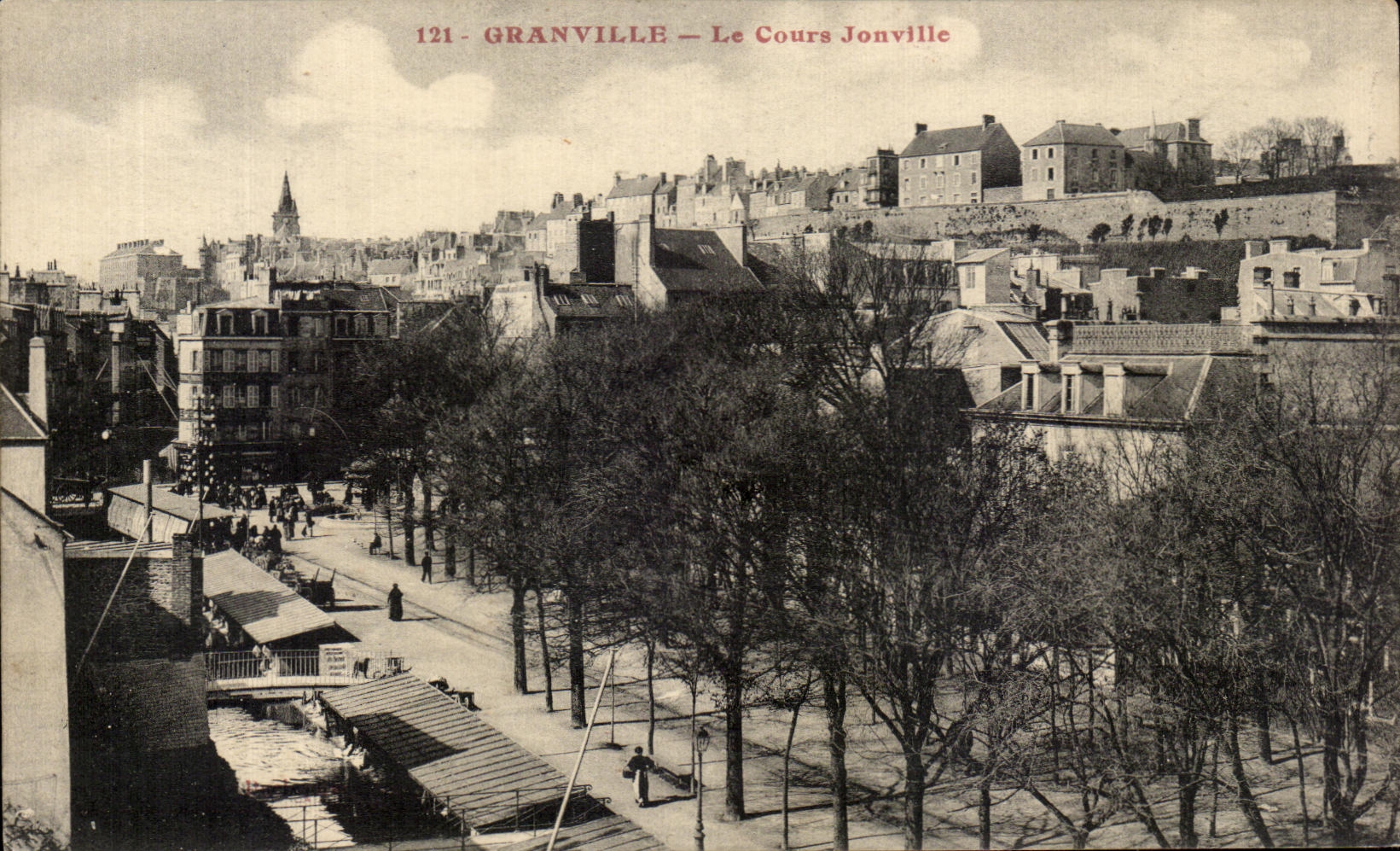 Granville — Le Cours Jonville — éditeur anonyme, n° 121
