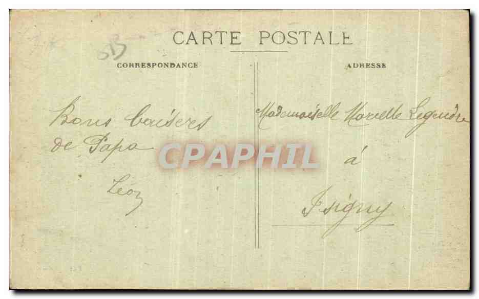 Granville — Le Casino, la Haute-Ville et les Falaises — J. Pusil, photo — Rückseite
