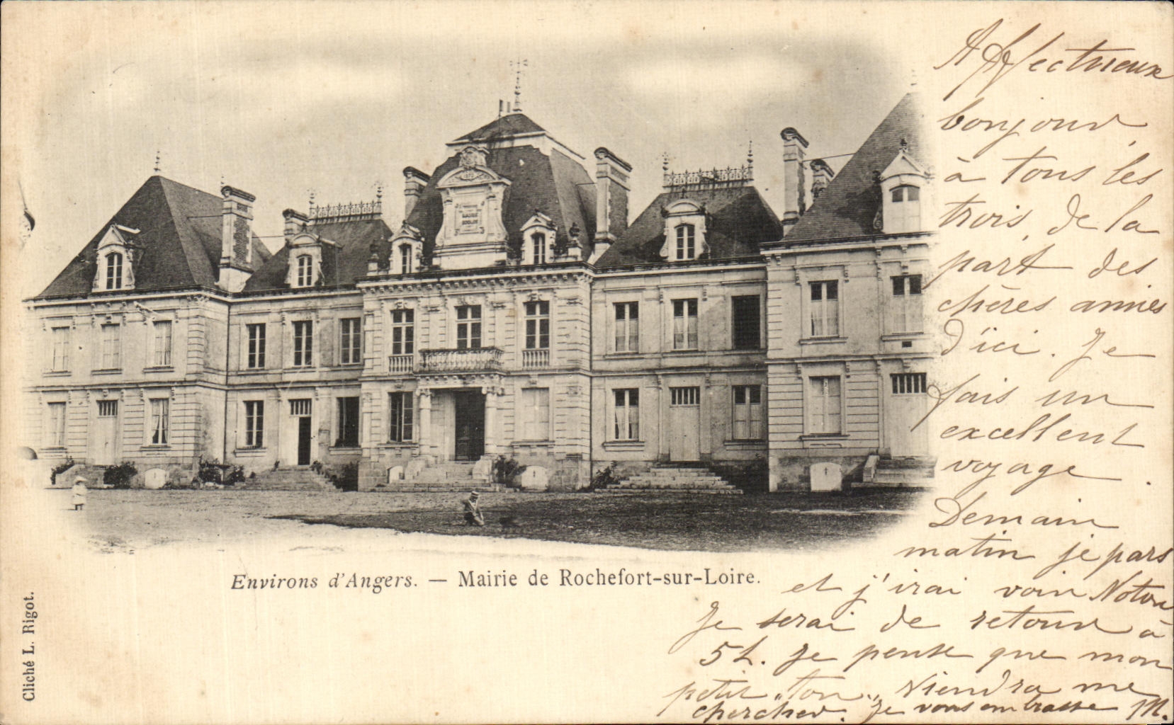CPA Environs d'Angers mairie de Rochefort Sur Loire