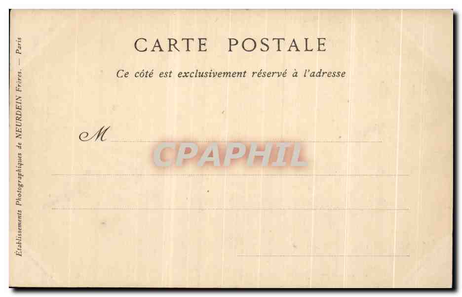 CPA Angers L'Eglise Saint Laud et le Chateau — Rückseite
