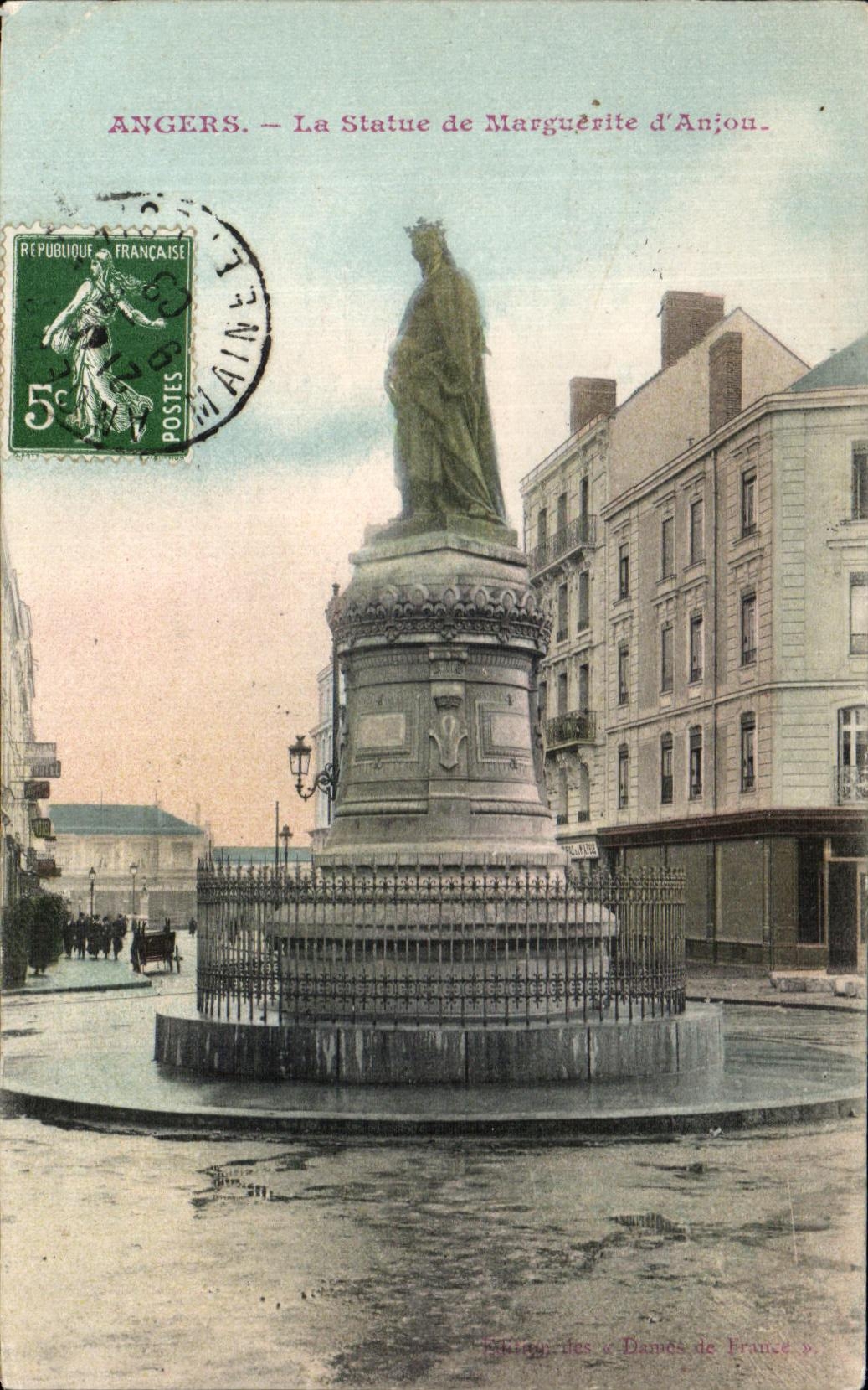 CPA Angers La Statue de Marguerite d'Anjou