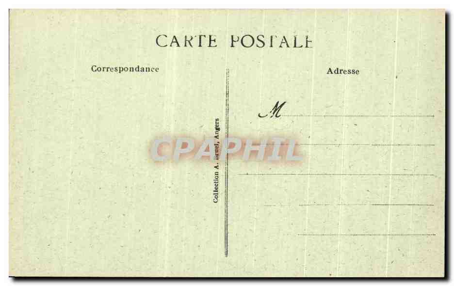 CPA Angers Le Chateau I'Eglise Saint Laud La Maine Byrrh — Rückseite