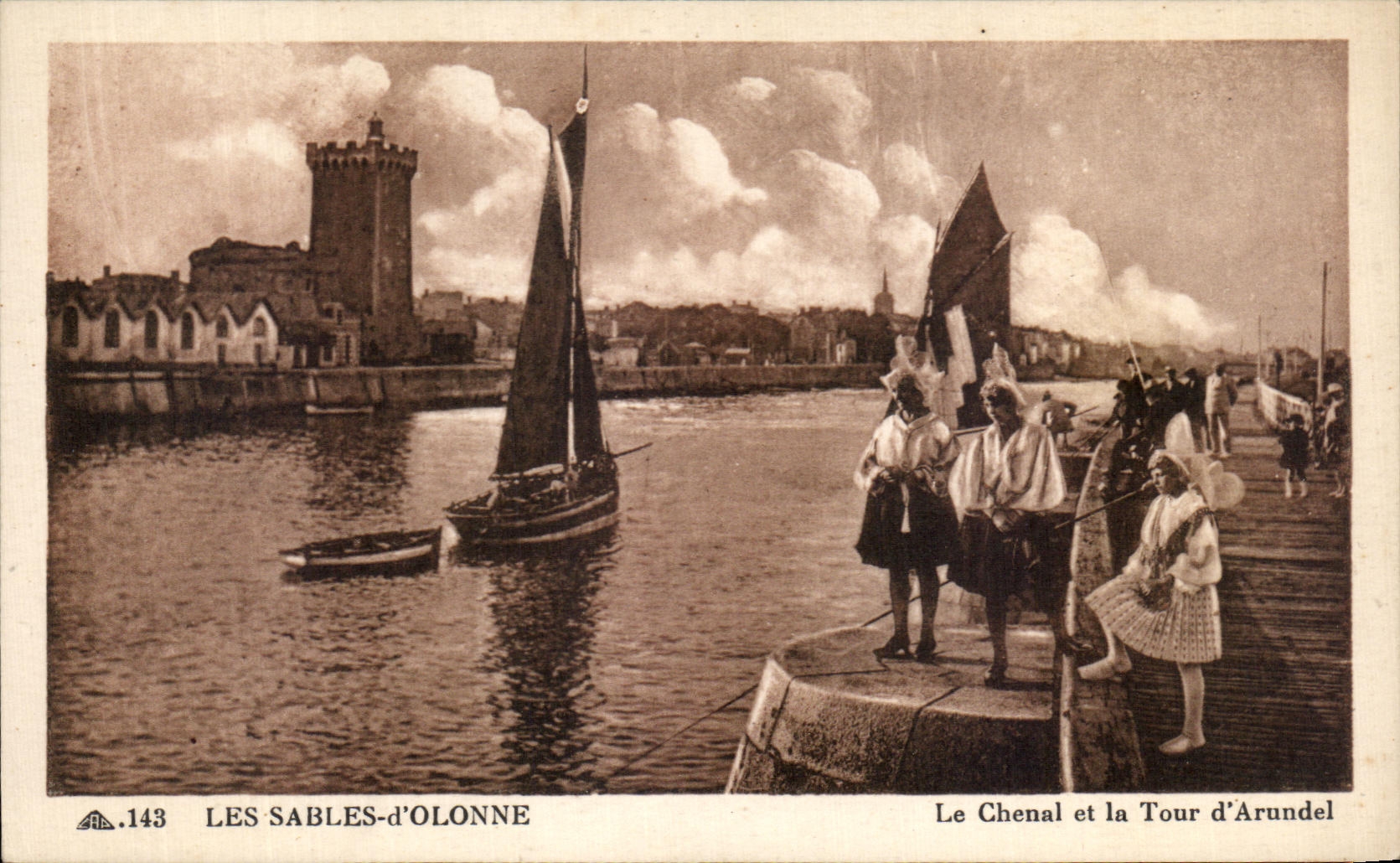 Les Sables-d'Olonne — Le Chenal et la Tour d'Arundel — CI DES ARTS MÉCANIQUES — n°143