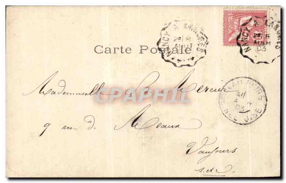 Deux danseuses en costumes de scène — éditeur PALLIY, n° 14 — Reverso