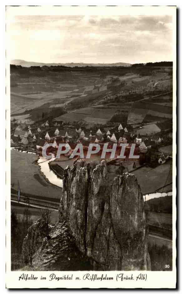 CPA Alfalter Im Pegnitztal m Rifflerfelsen