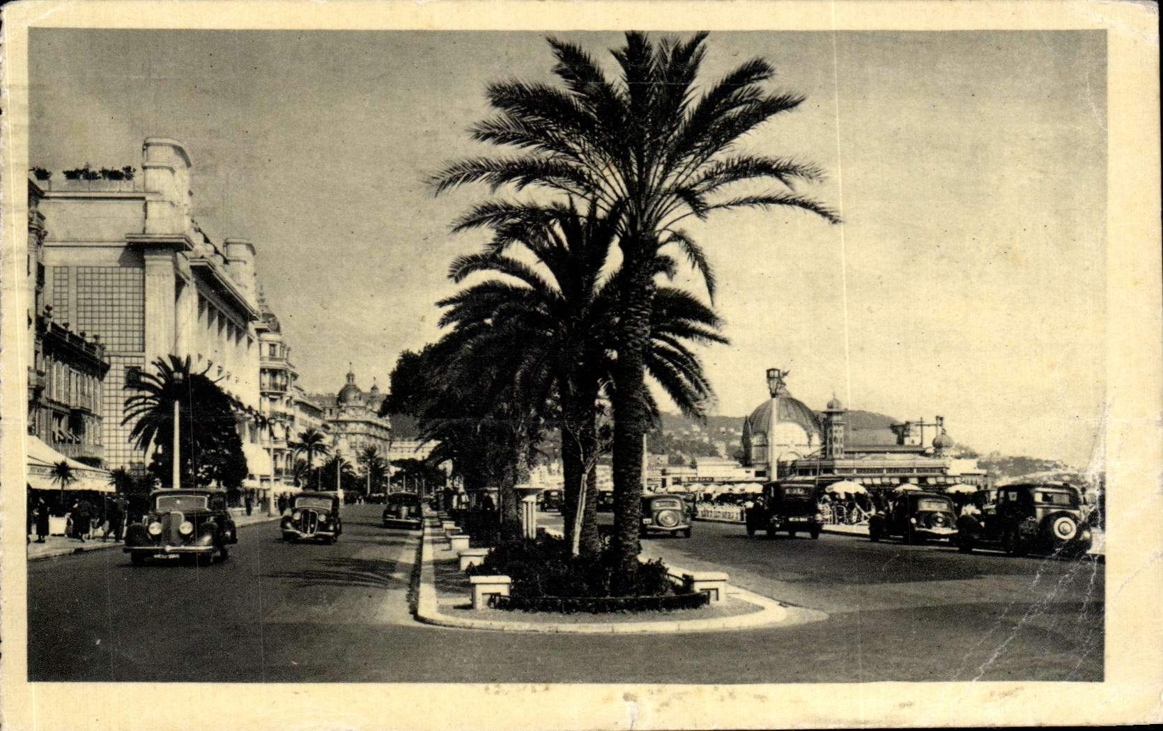 CPA Cote d'Azur Artistique Nice La Promenade Des anglais