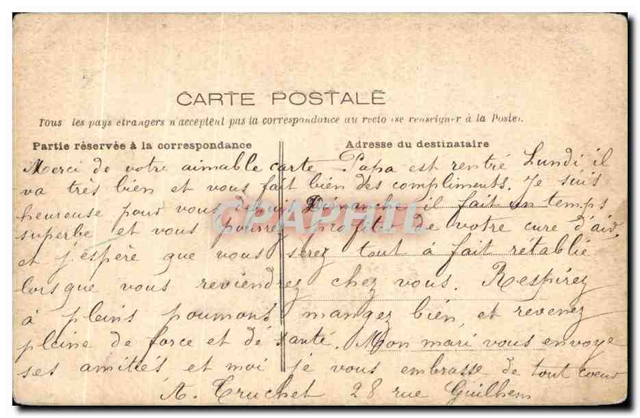 CPA Paris Eglise Saint Ambroise — Rückseite