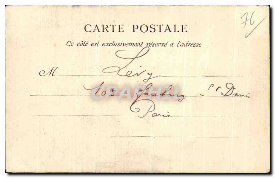 CPA La Normandie Le Havre Le Pain De Sucre — Rückseite