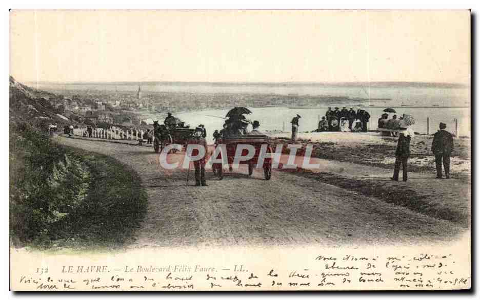 CPA Le Havre Le Boulevard Felix Faure