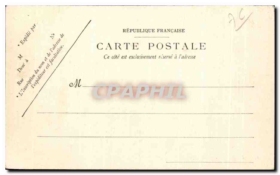 CPA Le Havre Le Boulevard Felix Faure — Rückseite