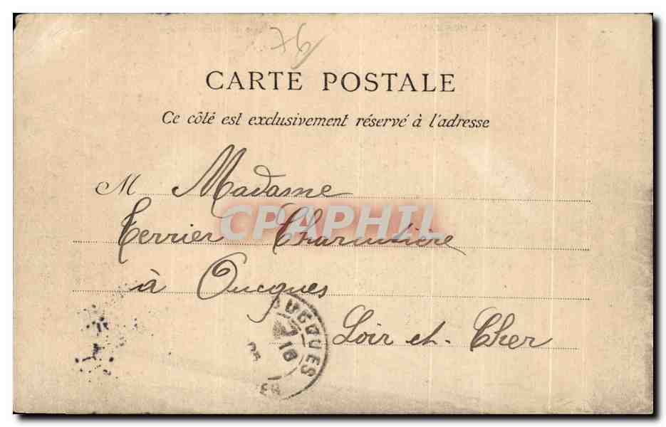 CPA La Normandie Le Havre Vallee De Sainte Adresse — Rückseite
