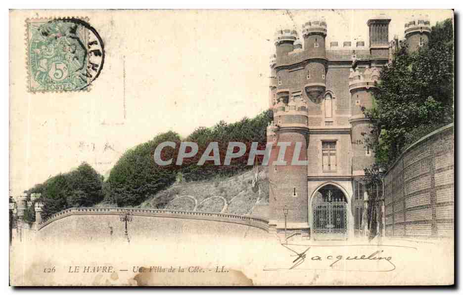CPA Le Havre Une Villa de la Cote