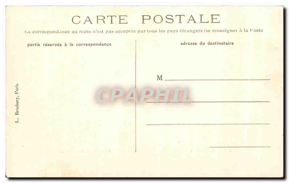 CPA Balzac et Leon Gozlan Alfred de Musset — Verso