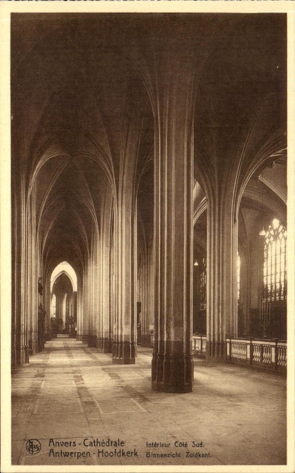 Anvers - Cathédrale — Intérieur côté sud — N. JELS