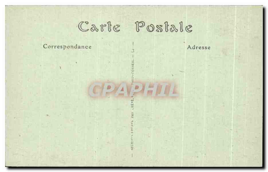 CPA Bourg Eglise de Brou Benitier — Verso