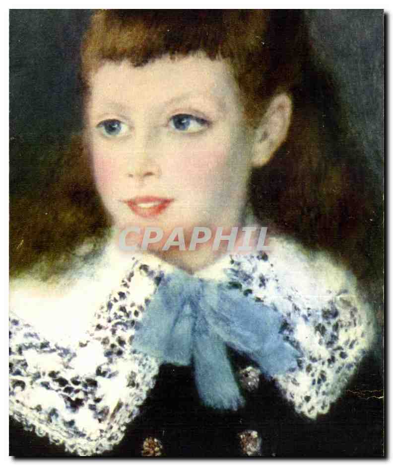CPSM Renoir Portrait de Mademoiselle Marthe Bernard