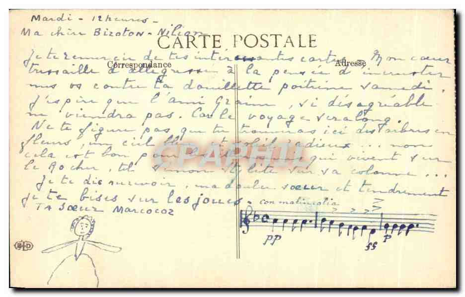 CPA Cabanet du Lapin Blanc Rue aux Feves 1861 Paris  — Rückseite