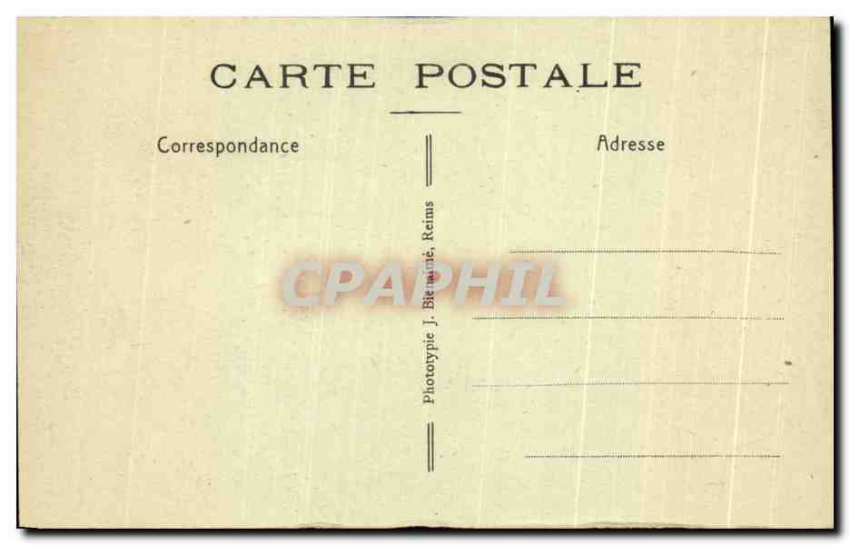 CPA Basilique de Notre Dame De Liesse Paris — Rückseite