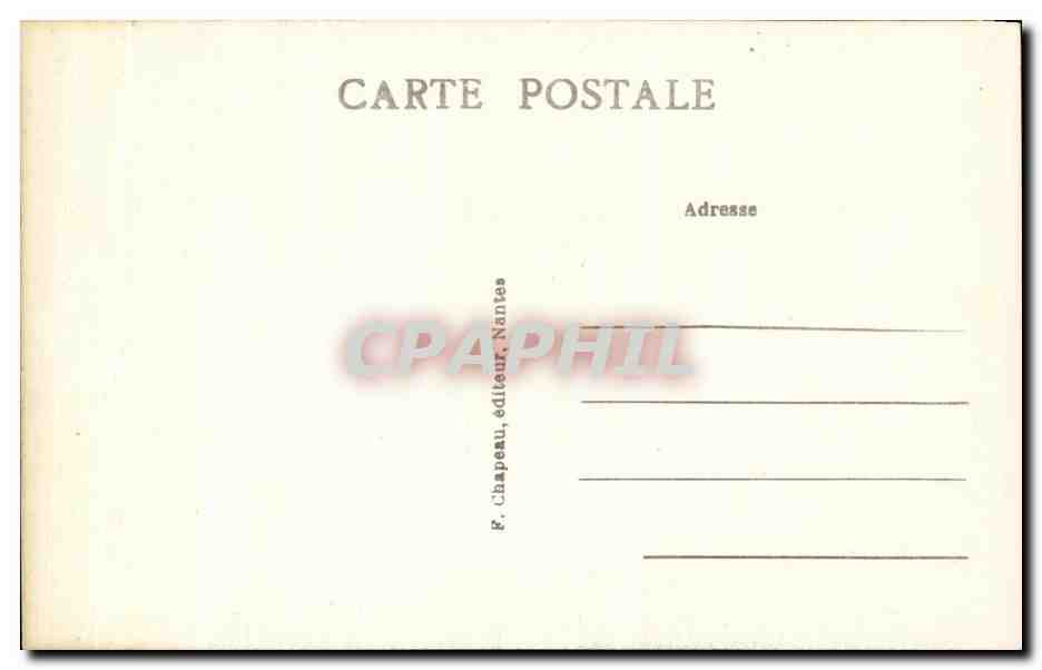CPA Le Croisic Porte Gothique Quai de la Petite Chambre — Rückseite