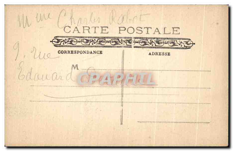CPA Seine Infereure Environs de Dieppe Arques la Bataille Ruines du Chateau — Rückseite