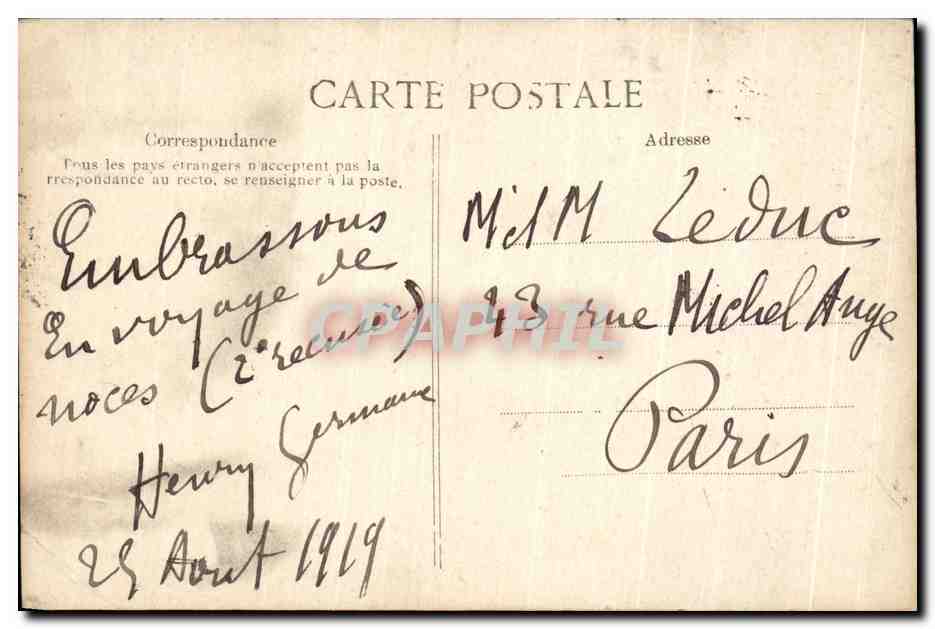 CPA La Normandie Caen Le Musee Annonciation par Vecchietta — Rückseite