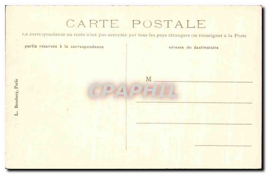 CPA La Statuette en pied De Puttinati Collection de la Maison de Balzac Paris Rue Raynouard — Rückseite