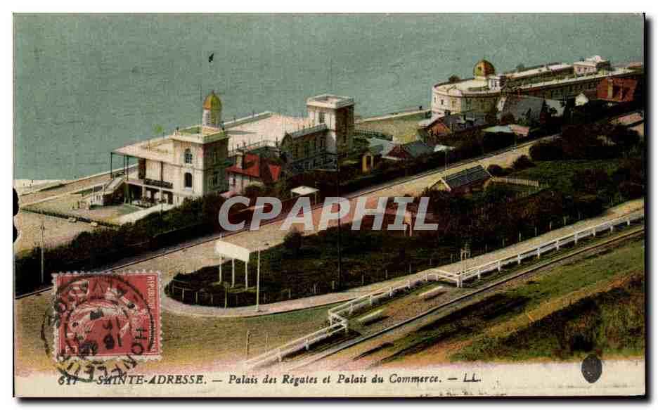 CPA Sainte Adresse Palais des Regates et Palais du Commerce