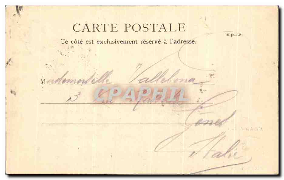 CPA Le Havre Eglise du Port — Rückseite