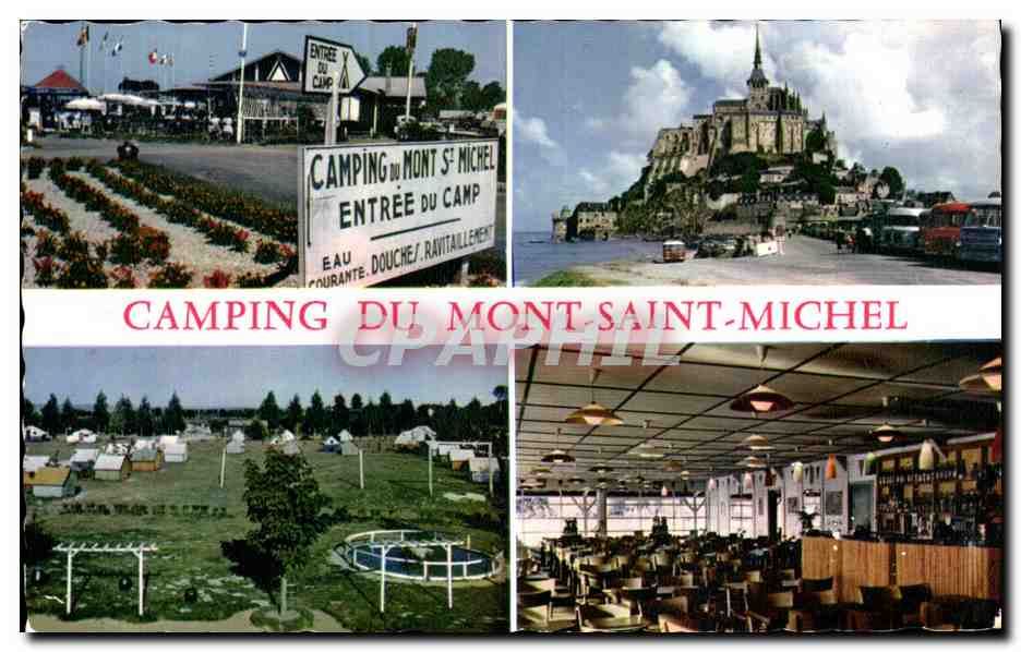 CPSM Camping du Mont Saint Michel