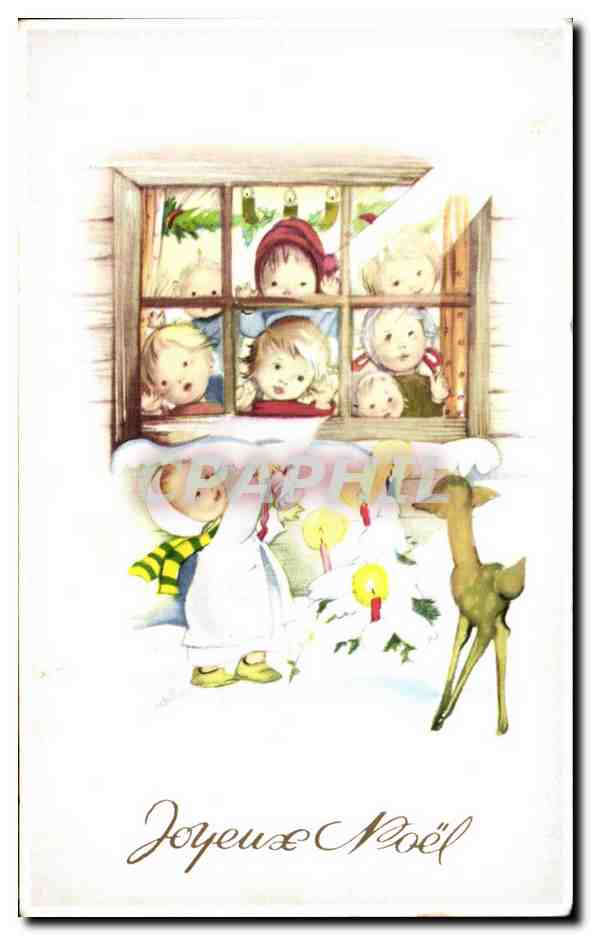 CPA Fantaisie Enfants Noel Christmas