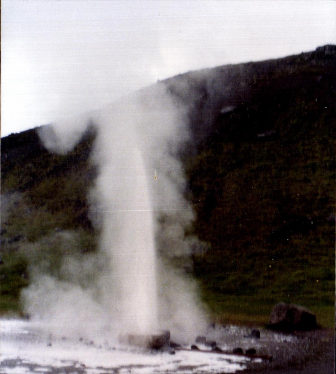 PHOTO Iceland Island Geyser
