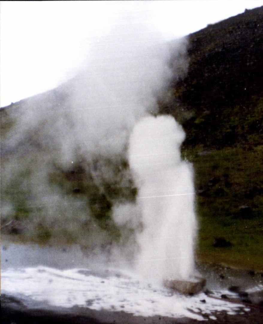 PHOTO Iceland Island Geyser