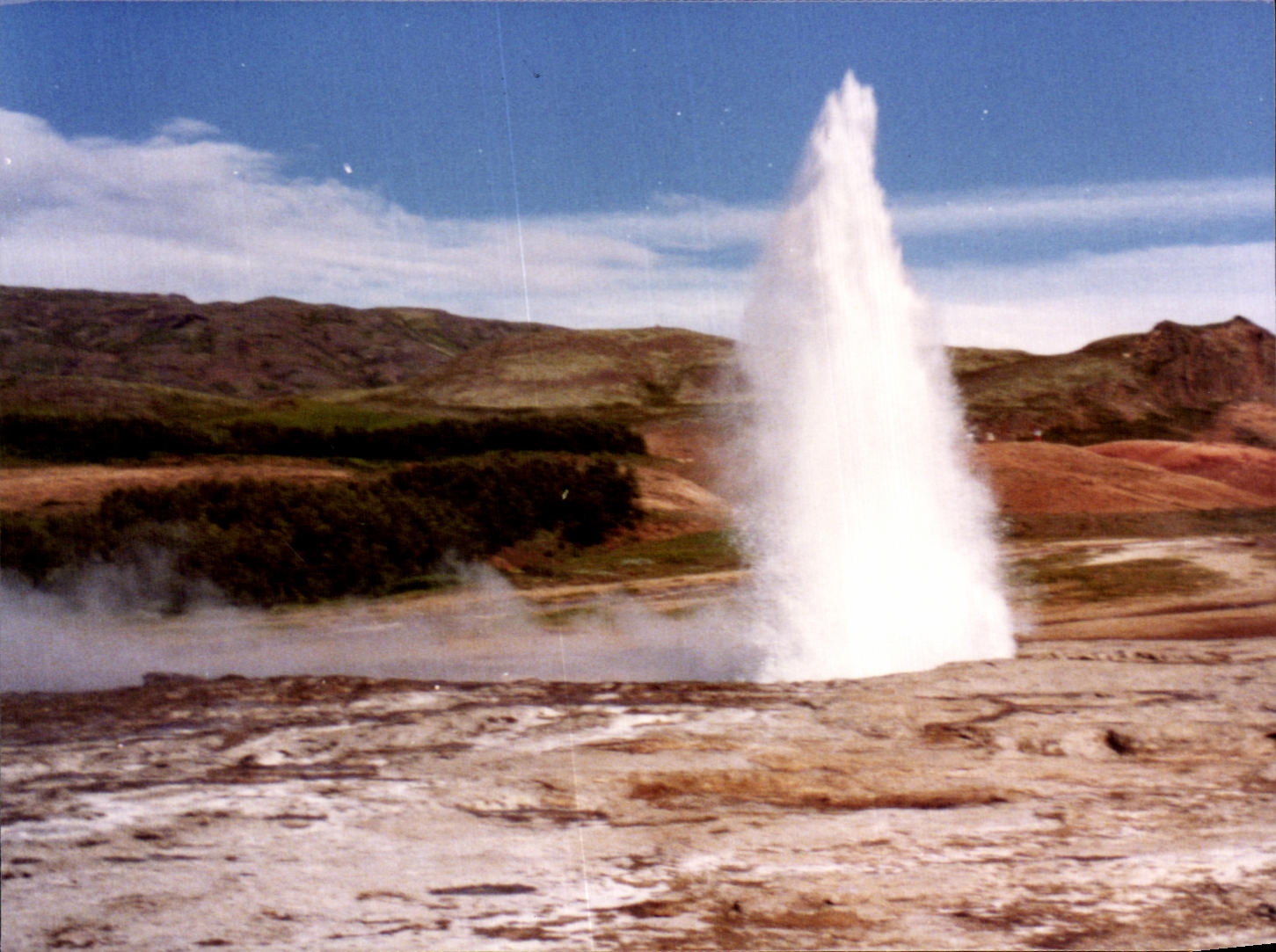 PHOTO Iceland Island geyser