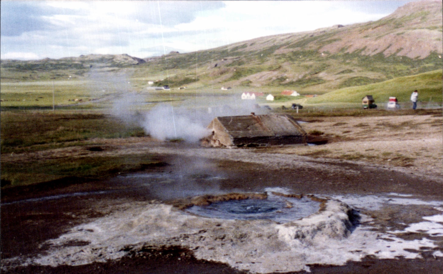 PHOTO Iceland Island geyser