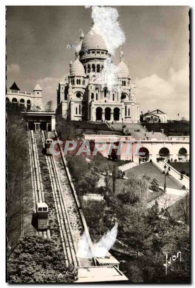 Basiliek van het Heilig Hart — funiculaar van Montmartre — Uitgaven van Kunst