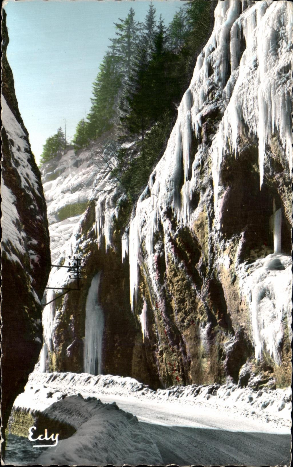 CPA Images de Chez Nous Villard de Lans La route des Gorges Grenoble Villard de Lans