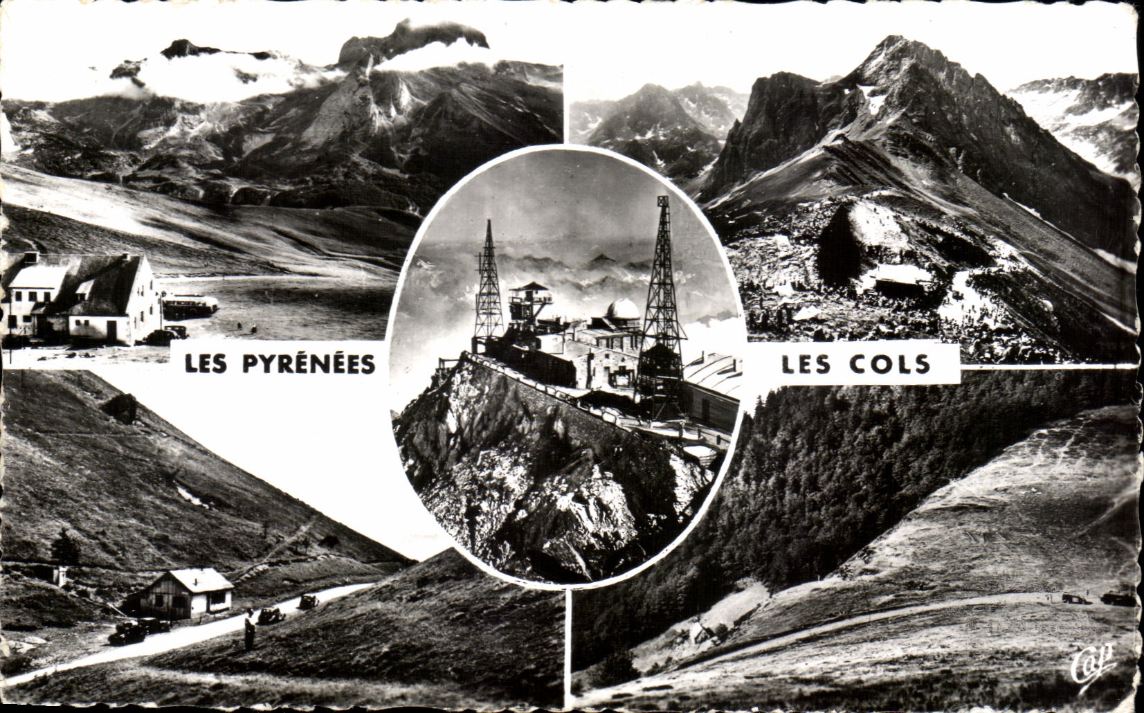 Les Pyrénées — Les cols — Éditeur Réal Photo, n°102
