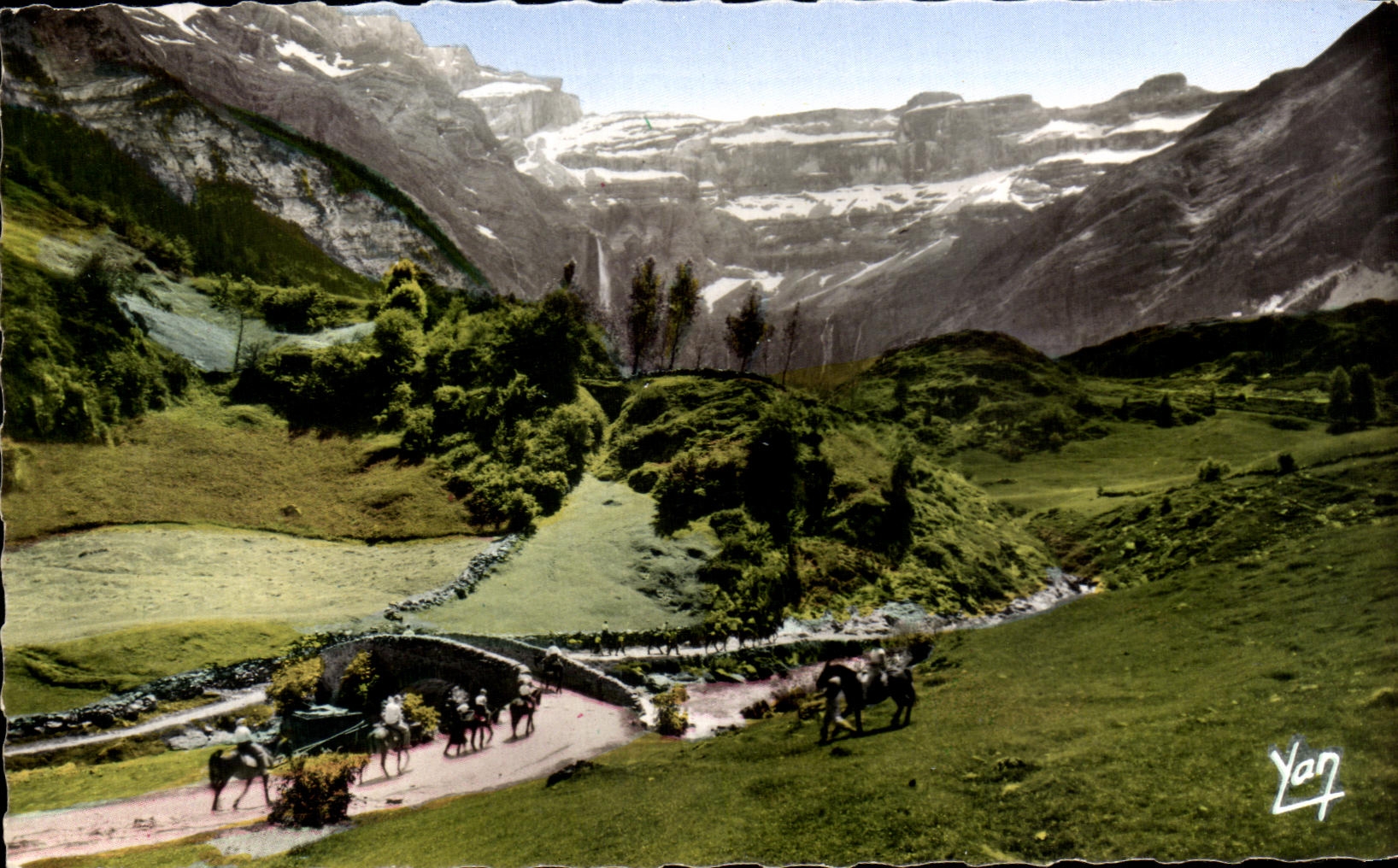 CPA Gavarnie Le pont de Noel