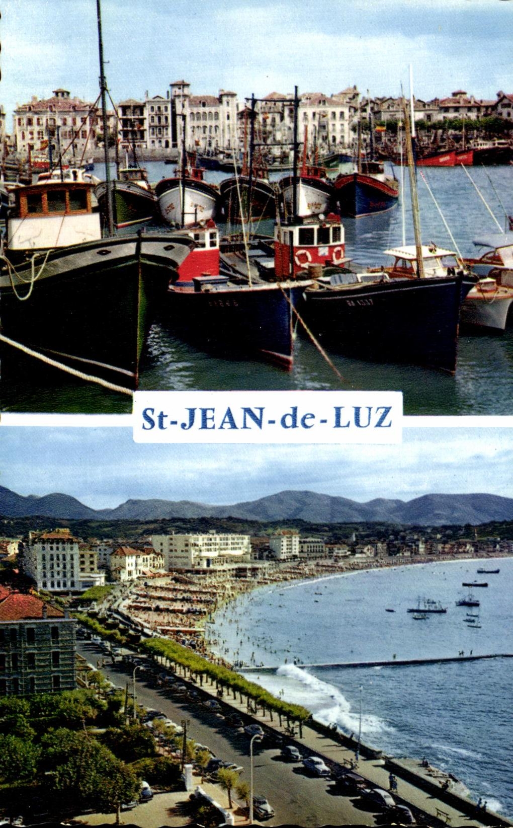 St-JEAN-de-LUZ — Le Port et la Plage — Lumicap