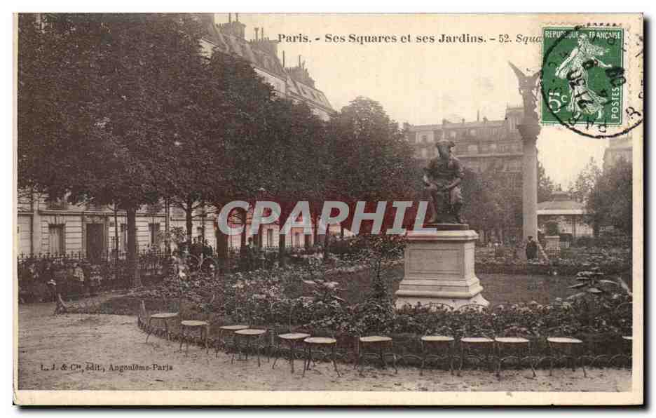 CPA Paris Ses Squares et Ses Jardins