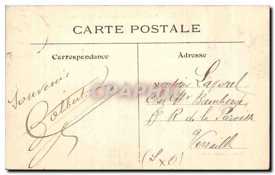 CPA Paris Ses Squares et Ses Jardins — Rückseite