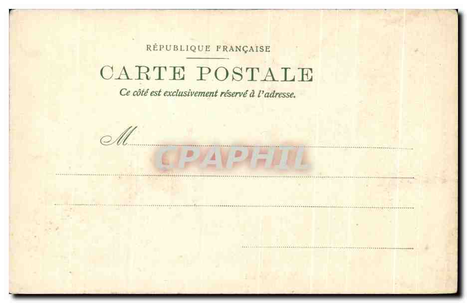 CPA Paris Val de Grace Hopital — Verso